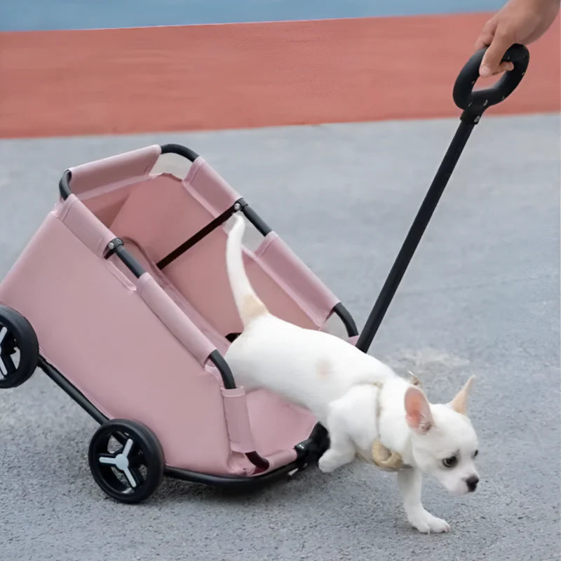 Foldable Pet Stroller: Glide in Style, Stroll in Comfort